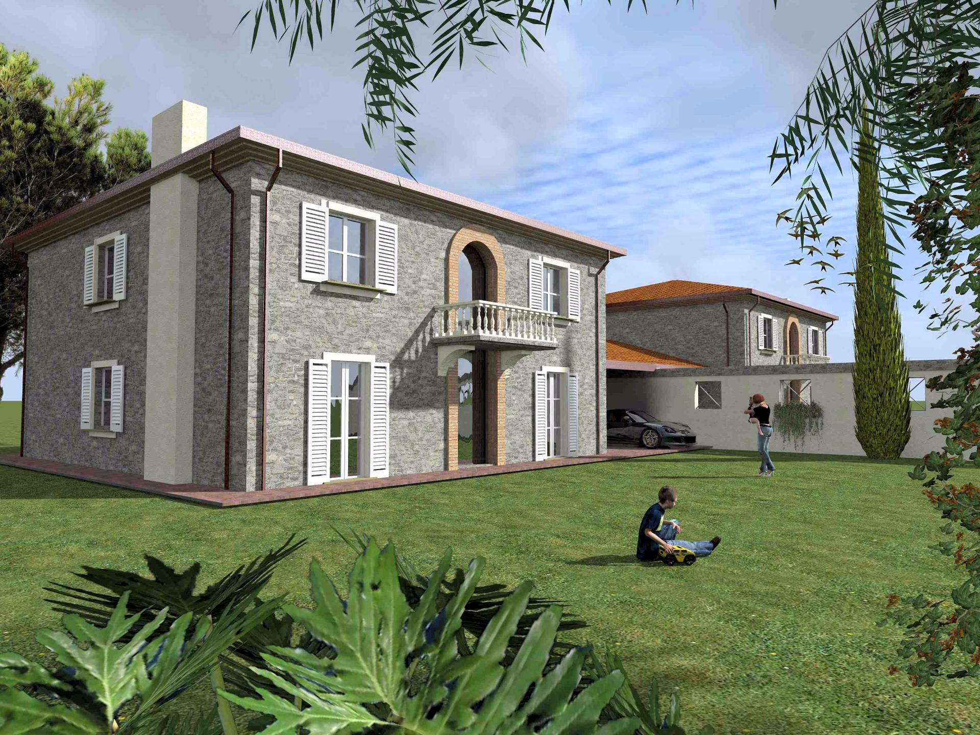 604-Casale bifamiliare di nuova costruzione-Altopascio-1 Agenzia Immobiliare ASIP