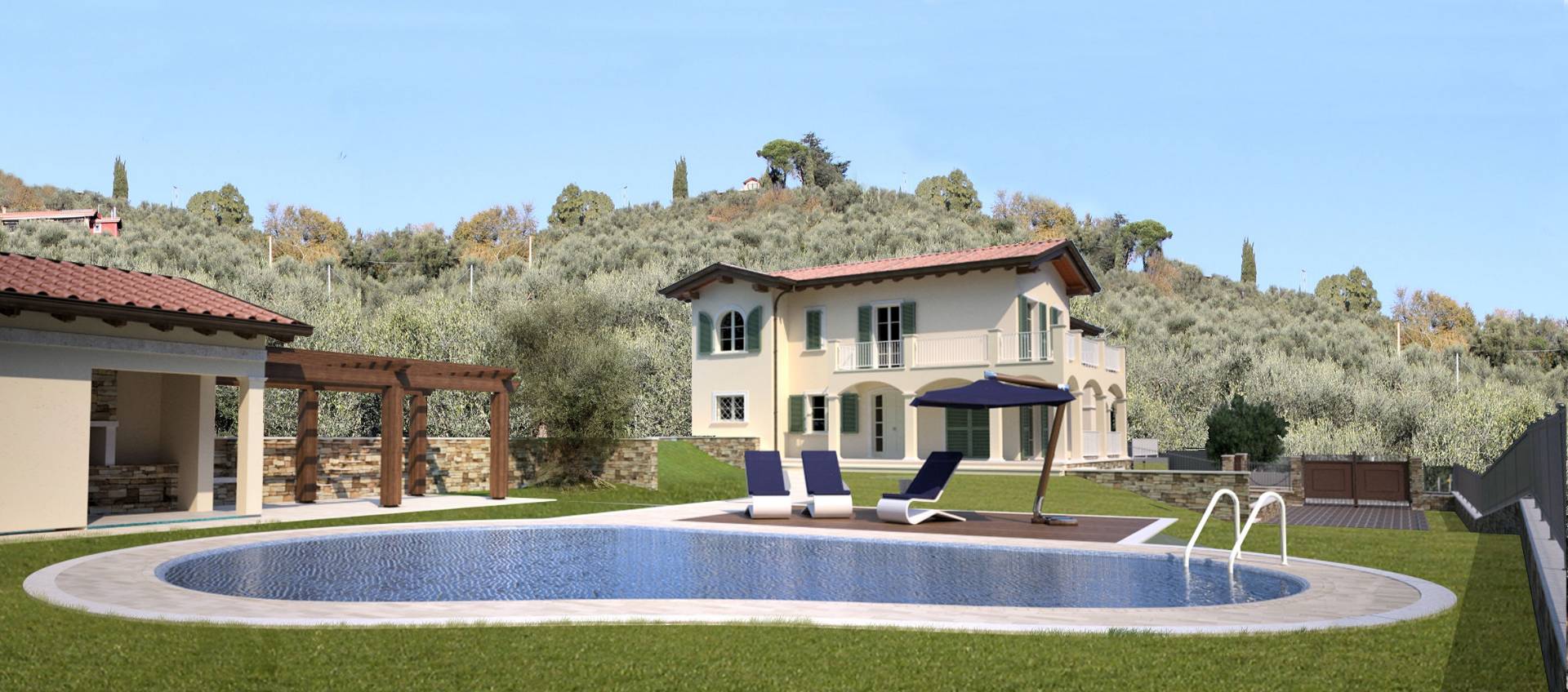 832-Villini bifamiliari di nuova progettazione con parco piscina e vista mare-Massarosa-1 Agenzia Immobiliare ASIP
