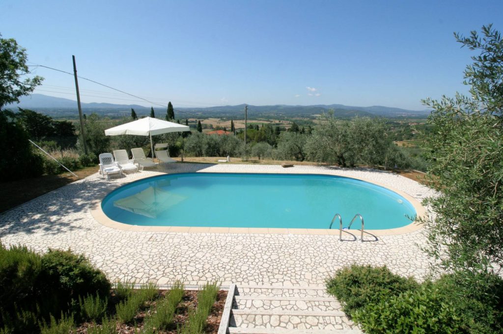 865-Villa panoramica in collina con parco e piscina-Capolona-2 Agenzia Immobiliare ASIP