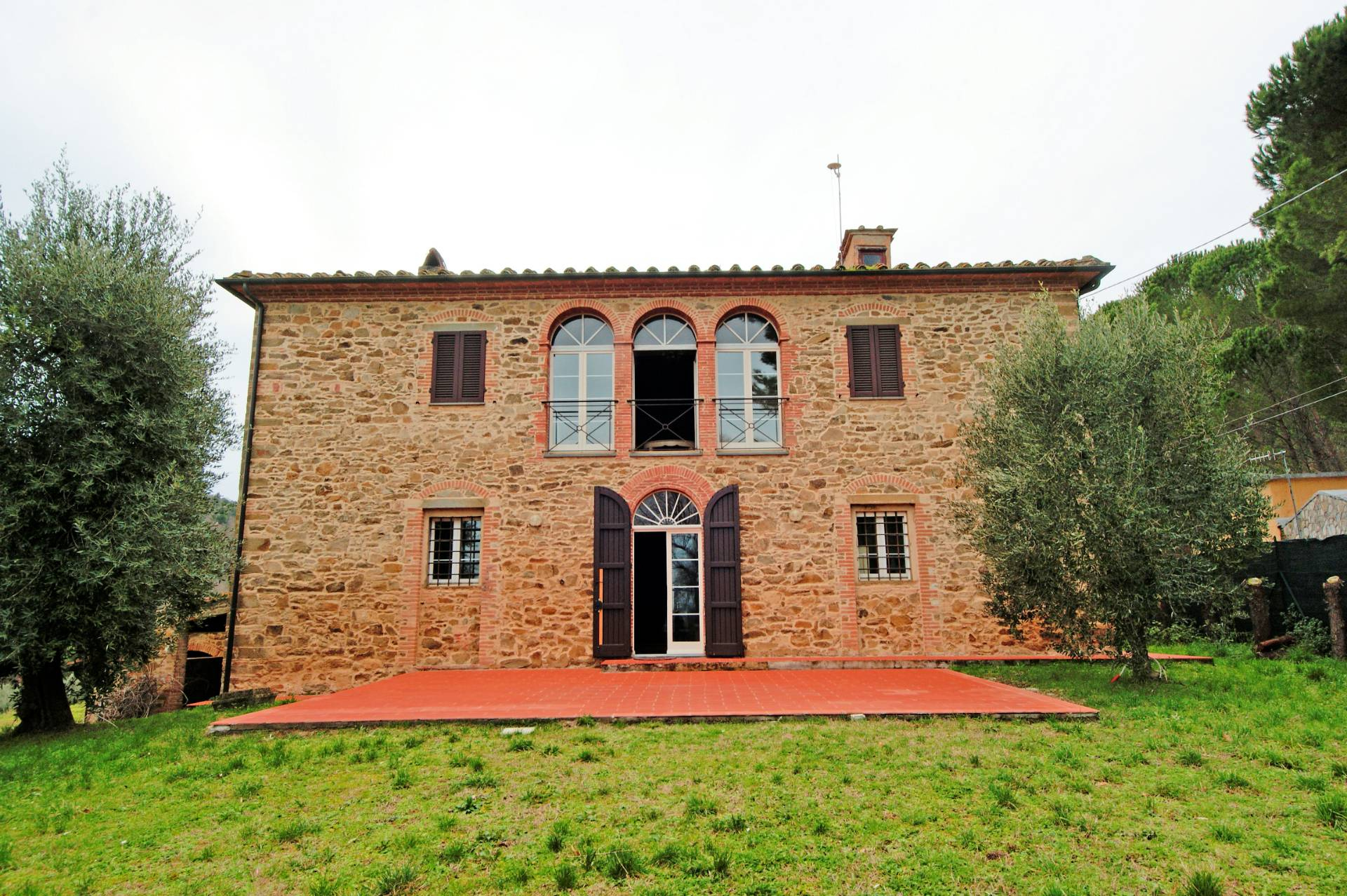 999-Casa colonica ristrutturata con parco e vista panoramica-Chianni-1 Agenzia Immobiliare ASIP