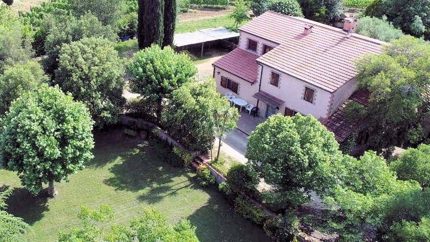 1314-Casale in stile Toscano con terreno e vista panoramica-Roccastrada-5 Agenzia Immobiliare ASIP