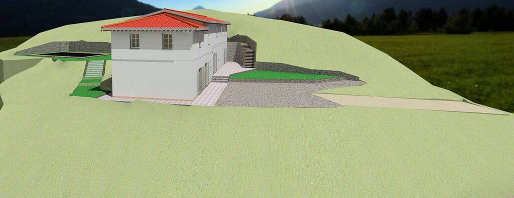 1319-Terreno con vista panoramica con progetto approvato per la realizzazione di un casale di ampia superficie-Buggiano-4 Agenzia Immobiliare ASIP