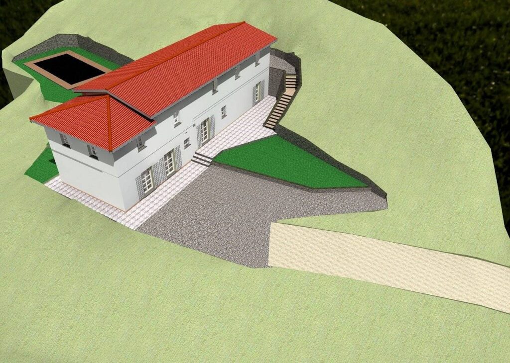 1319-Terreno con vista panoramica con progetto approvato per la realizzazione di un casale di ampia superficie-Buggiano-3 Agenzia Immobiliare ASIP