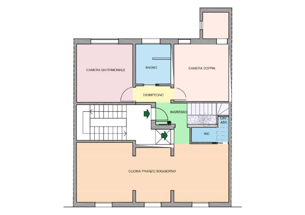1032-Appartamenti ristrutturati in piccola palazzina in centro-Montecatini-Terme-8 Agenzia Immobiliare ASIP