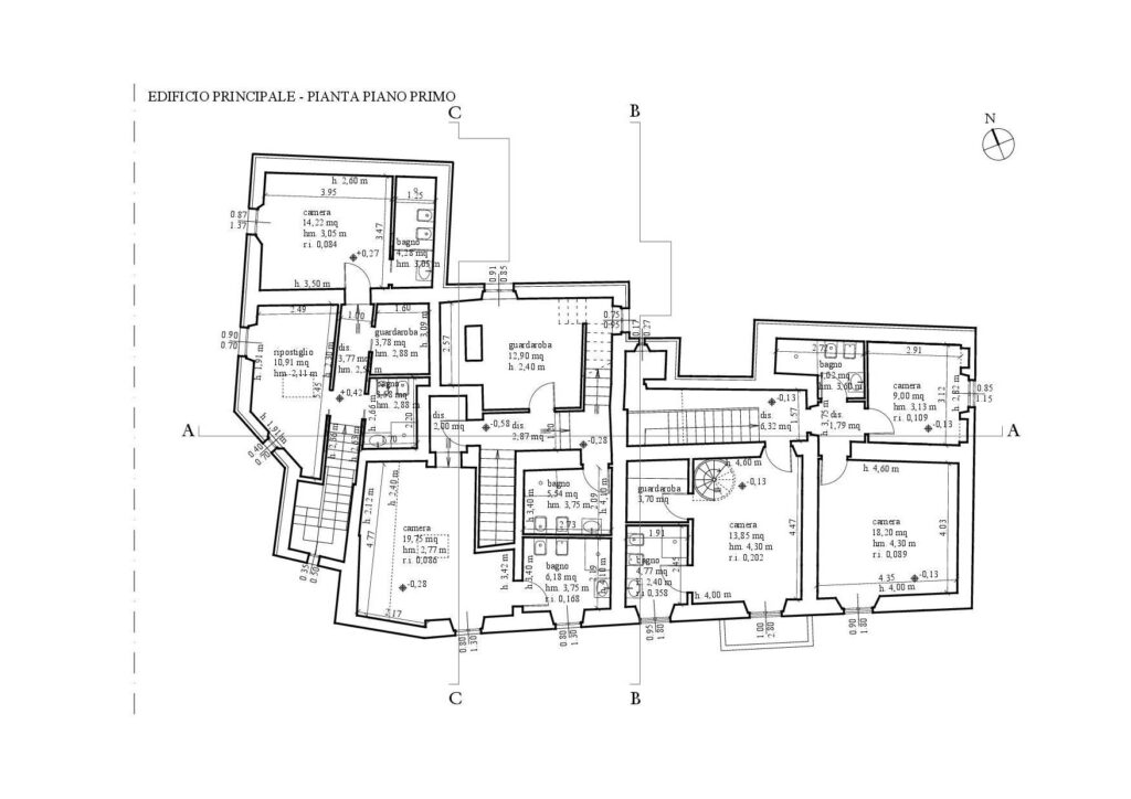 1439 Colonica terratetto libera su tre lati di nuova realizzazione Pistoia planimetria_10 Agenzia Immobiliare ASIP