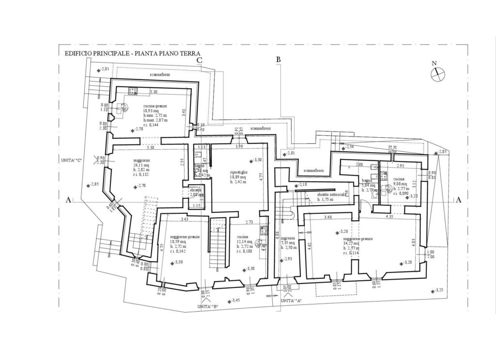1440 Colonica terratetto libera su due lati di nuova realizzazione Pistoia planimetria_9 Agenzia Immobiliare ASIP