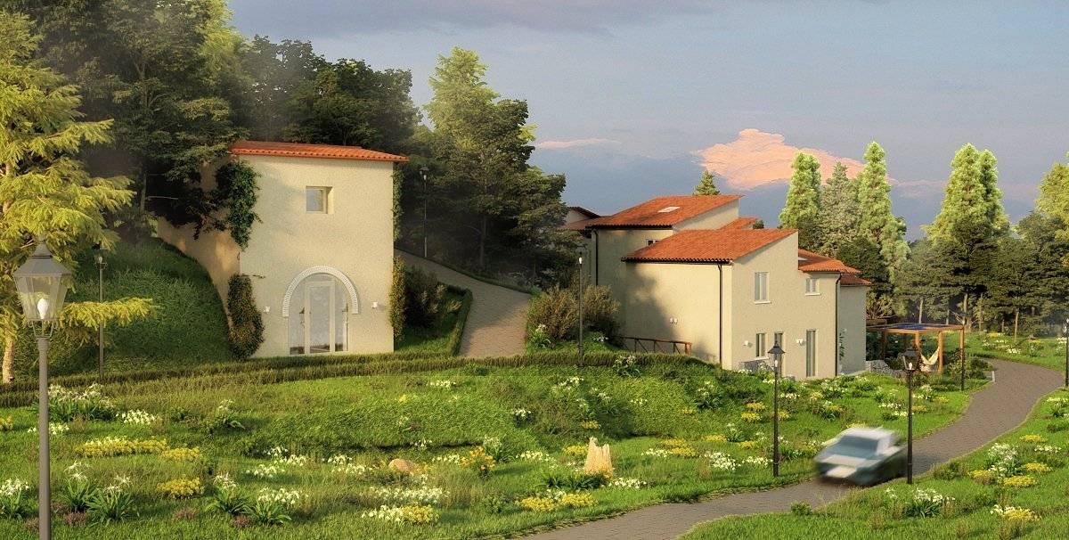 1440-Colonica terratetto libera su due lati di nuova realizzazione-Pistoia-1 Agenzia Immobiliare ASIP