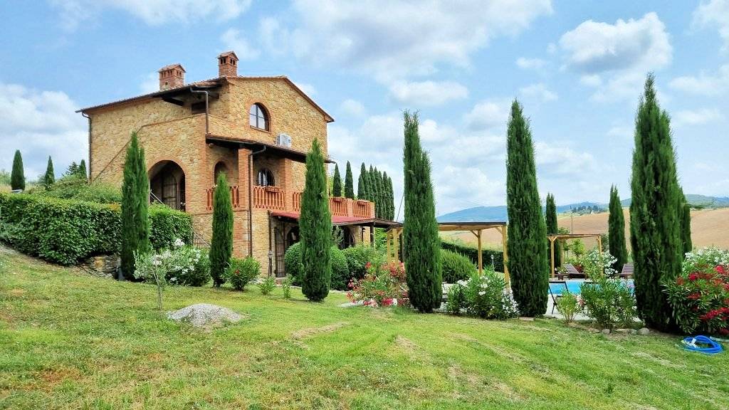 1444-Casale con piscina parco in posizione panoramica-Volterra-6 Agenzia Immobiliare ASIP