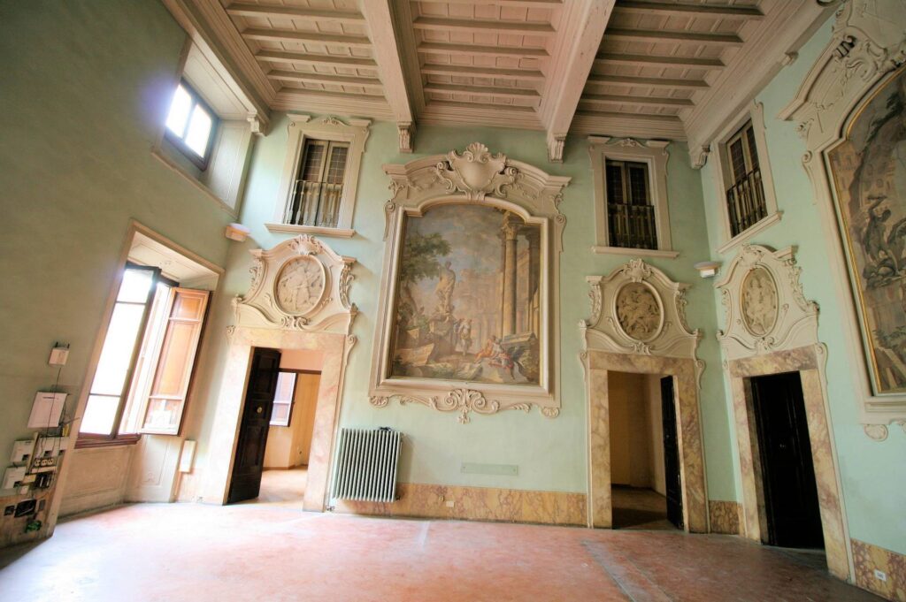 1463-Appartamento di ampia superficie con salone affrescato-Pistoia-5 Agenzia Immobiliare ASIP