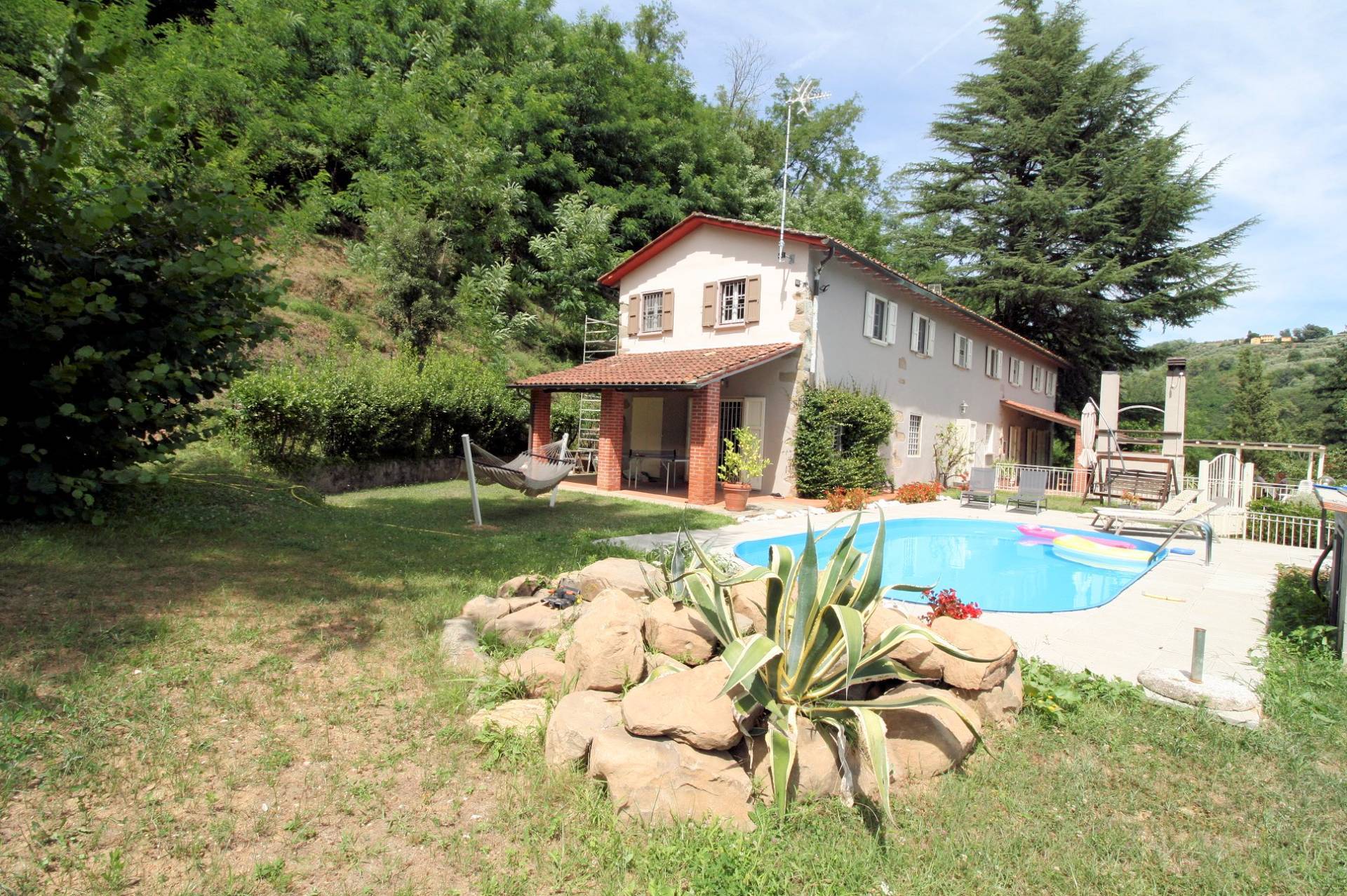 1475-Casale con piscina parco in posizione panoramica-Buggiano-1 Agenzia Immobiliare ASIP