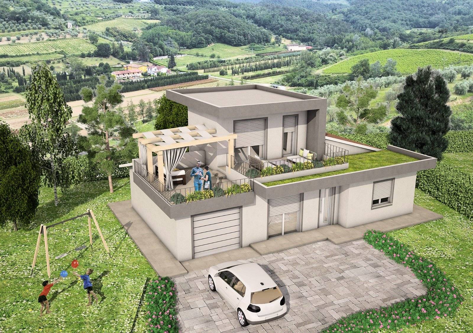 1277-Villetta unifamiliare con giardino-Serravalle Pistoiese-1 Agenzia Immobiliare ASIP