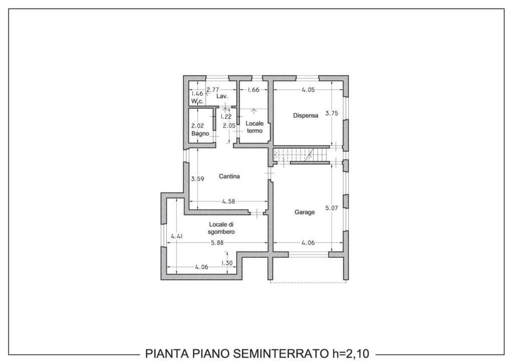 1491 Villa unifamiliare di ampia superficie vicina al centro storico Pietrasanta planimetria_20 Agenzia Immobiliare ASIP