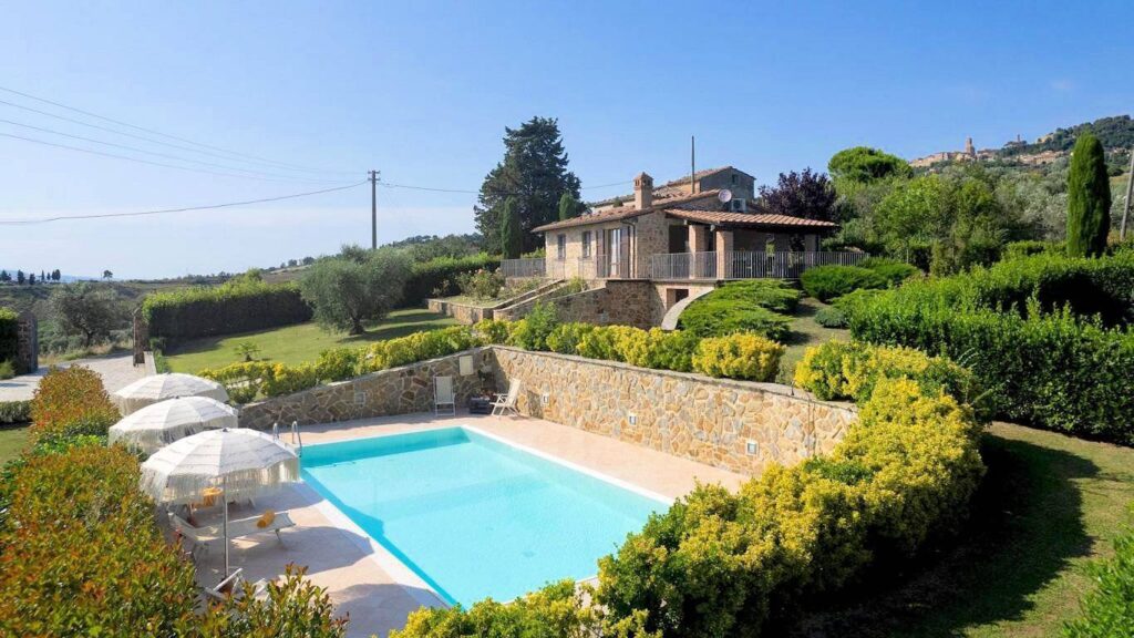 1659-Bellissimo casale in stile rustico Toscano con piscina e suggestiva vista panoramica sulla campagna Voletrrana-Volterra-2 Agenzia Immobiliare ASIP