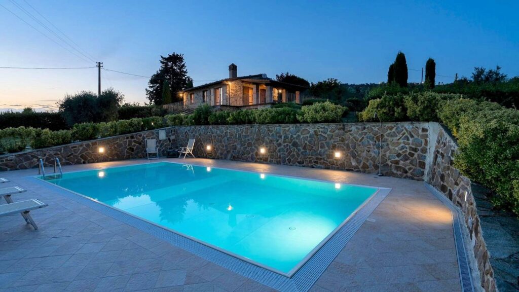 1659-Bellissimo casale in stile rustico Toscano con piscina e suggestiva vista panoramica sulla campagna Voletrrana-Volterra-5 Agenzia Immobiliare ASIP