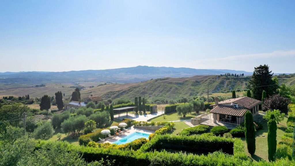 1659-Bellissimo casale in stile rustico Toscano con piscina e suggestiva vista panoramica sulla campagna Voletrrana-Volterra-4 Agenzia Immobiliare ASIP