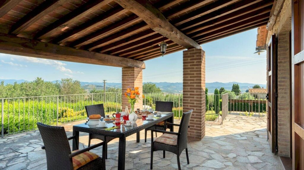 1659-Bellissimo casale in stile rustico Toscano con piscina e suggestiva vista panoramica sulla campagna Voletrrana-Volterra-8 Agenzia Immobiliare ASIP