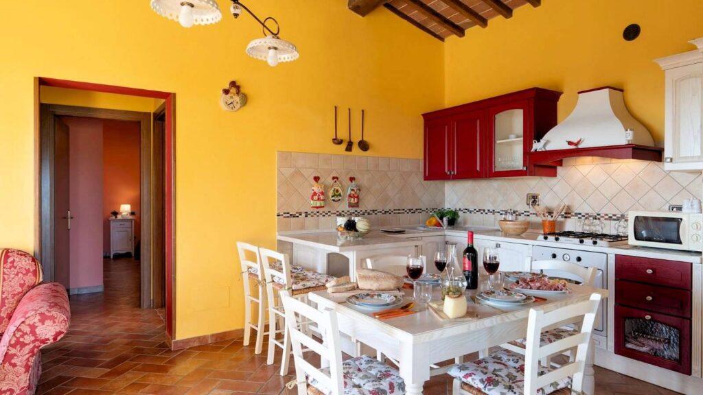 1659-Bellissimo casale in stile rustico Toscano con piscina e suggestiva vista panoramica sulla campagna Voletrrana-Volterra-15 Agenzia Immobiliare ASIP