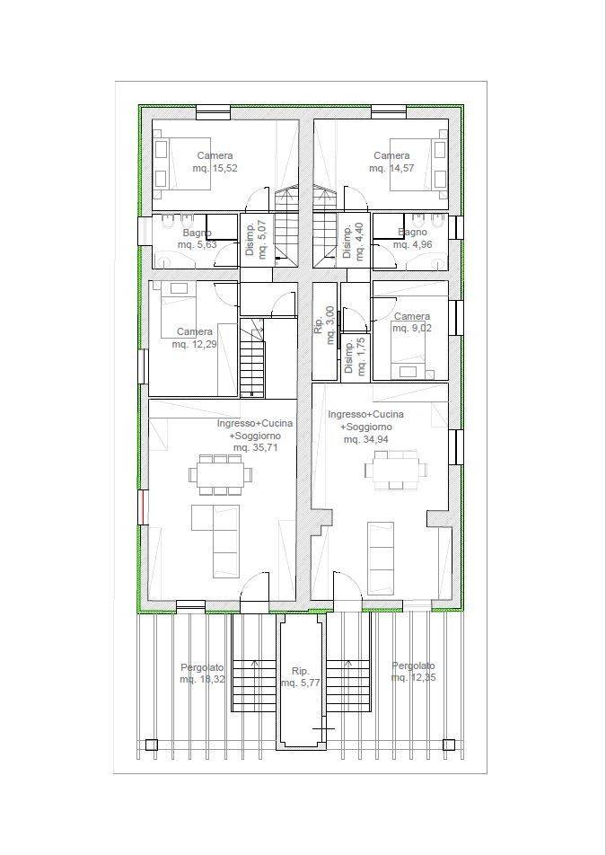 1661-Porzione terratetto di villetta bifamiliare in fase di costruzione-Capannori-9 Agenzia Immobiliare ASIP