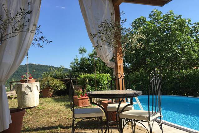 1683-Rustico in stile Toscano con ampio terreno piscina laghetto e vista panoramica-San Marcello Piteglio-4 Agenzia Immobiliare ASIP