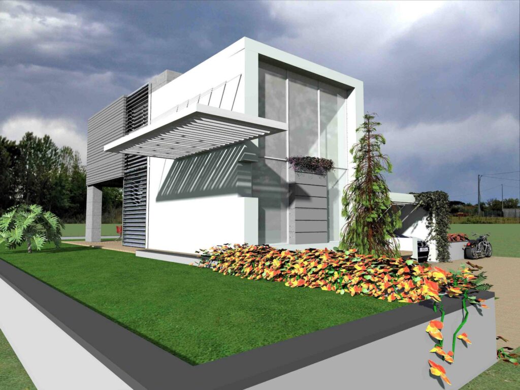 1228-Villetta singola in stile moderno da realizzare-Chiesina Uzzanese-6 Agenzia Immobiliare ASIP