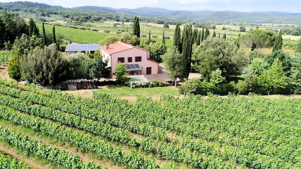 1314-Casale in stile Toscano con terreno e vista panoramica-Roccastrada-1 Agenzia Immobiliare ASIP