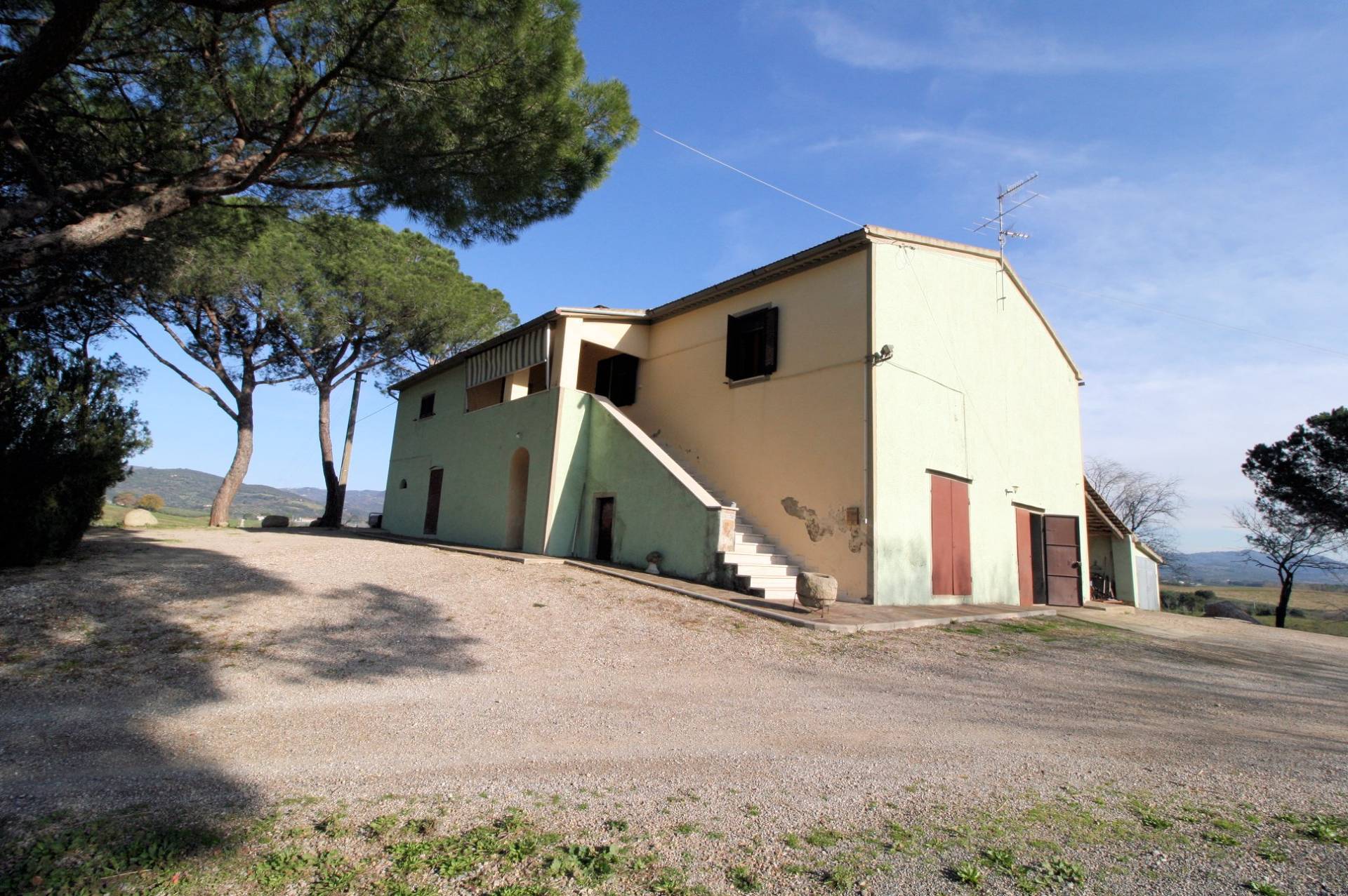 1399-Podere con ampio terreno in posizione panoramica vicino al mare-Roccastrada-1 Agenzia Immobiliare ASIP