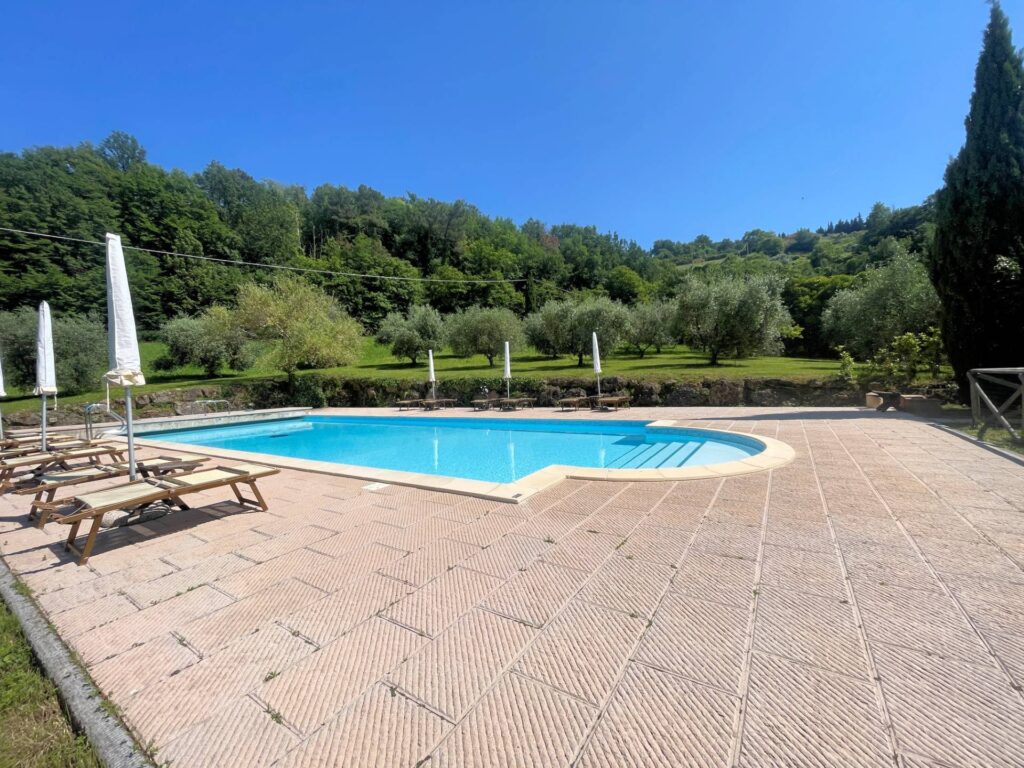 1330-Casale in stile Toscano con parco piscina e dependance in zona panoramica-Chianni-2 Agenzia Immobiliare ASIP
