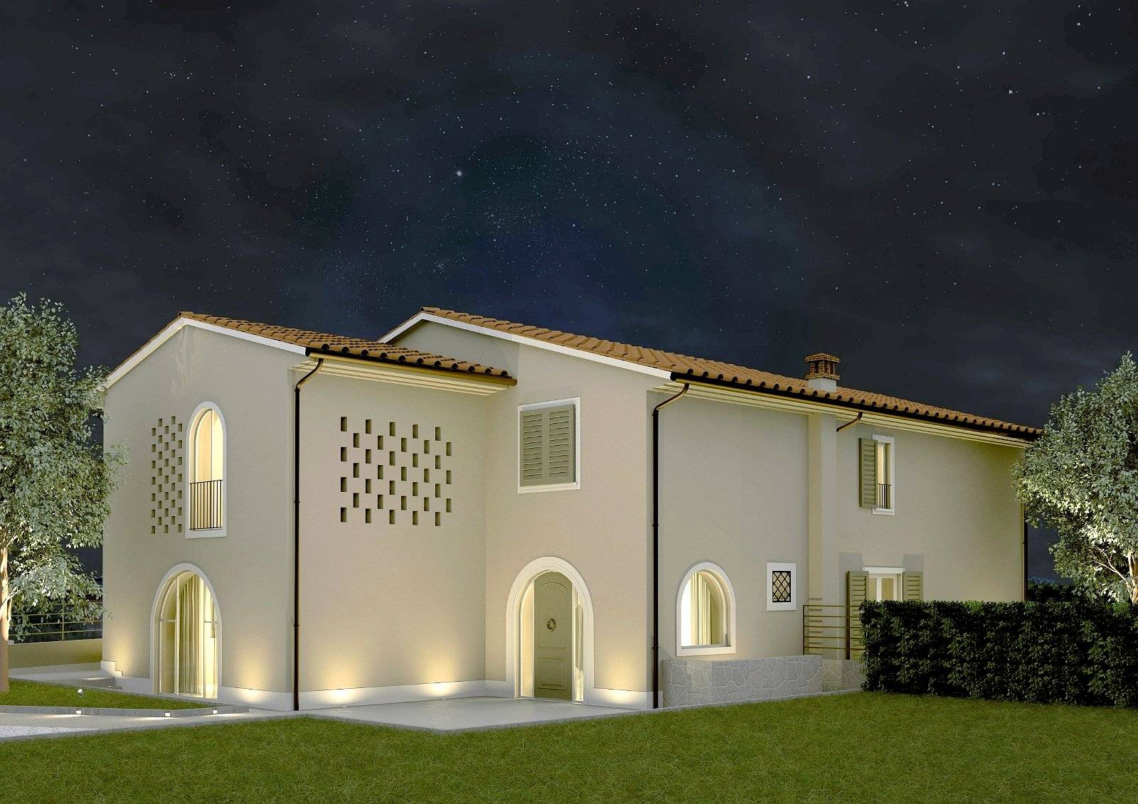1481-Porzione terratetto di bifamiliare di nuova costruzione-Quarrata-1 Agenzia Immobiliare ASIP