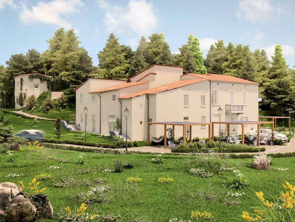 1494-Colonica terratetto libera su tre lati di nuova realizzazione-Pistoia-1 Agenzia Immobiliare ASIP