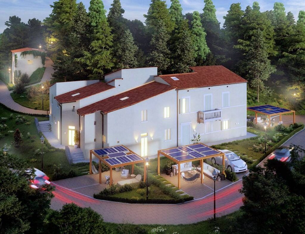 1494-Colonica terratetto libera su tre lati di nuova realizzazione-Pistoia-2 Agenzia Immobiliare ASIP
