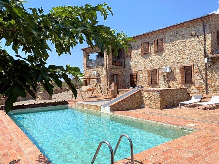 1585-Casale in stile rustico Toscano con vista panoramica parco e piscina-Roccastrada-1 Agenzia Immobiliare ASIP