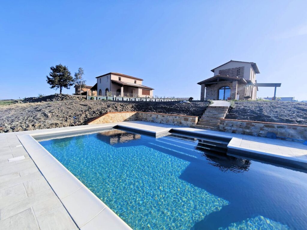 1608-Porzione terratetto di villa bifamiliare con giardino privato e piscina condominiale-Lajatico-1 Agenzia Immobiliare ASIP