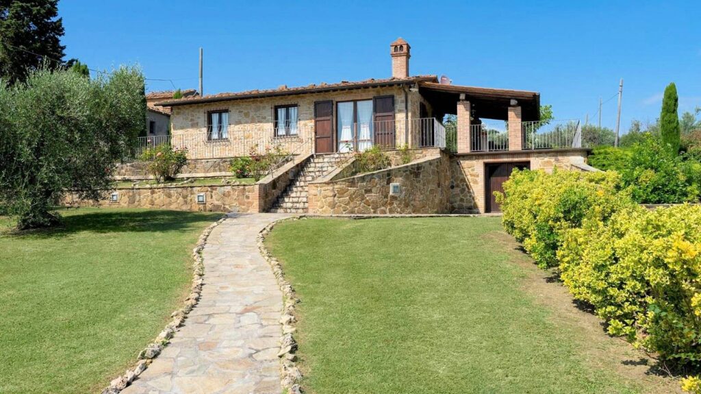1659-Bellissimo casale in stile rustico Toscano con piscina e suggestiva vista panoramica sulla campagna Voletrrana-Volterra-7 Agenzia Immobiliare ASIP