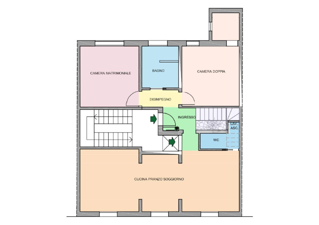 1032-Appartamento al piano terra ristrutturato con giardino e cantina-Montecatini-Terme-8 Agenzia Immobiliare ASIP