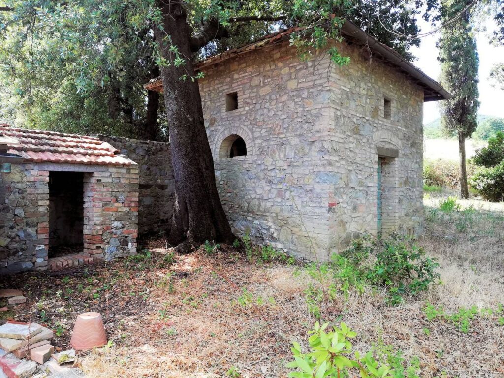 1521-Complesso immobiliare di ampia superficie con villa d'epoca dependance e 150 ettari di terreno in posizione collinare-Montecatini Val di Cecina-9 Agenzia Immobiliare ASIP