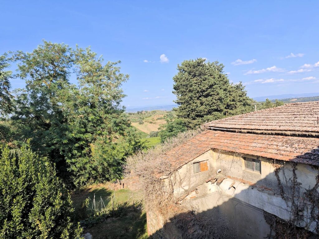 1566-Porzione terratetto di casale con vista panoramica e ampio terreno-Gambassi Terme-8 Agenzia Immobiliare ASIP