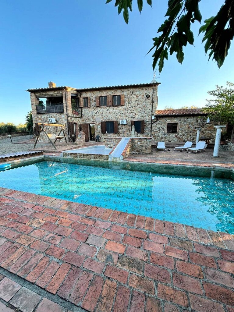 1585-Casale in stile rustico Toscano con vista panoramica parco e piscina-Roccastrada-7 Agenzia Immobiliare ASIP