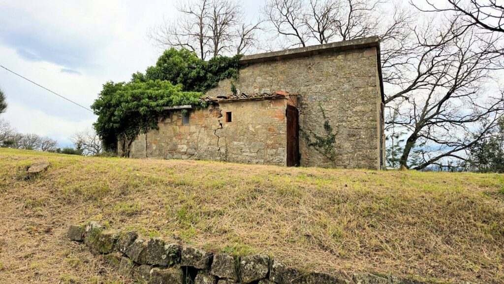 1628-Rustico da ristrutturare con possibilità di ampliamento con vista panoramica fino al mare-Roccastrada-2 Agenzia Immobiliare ASIP