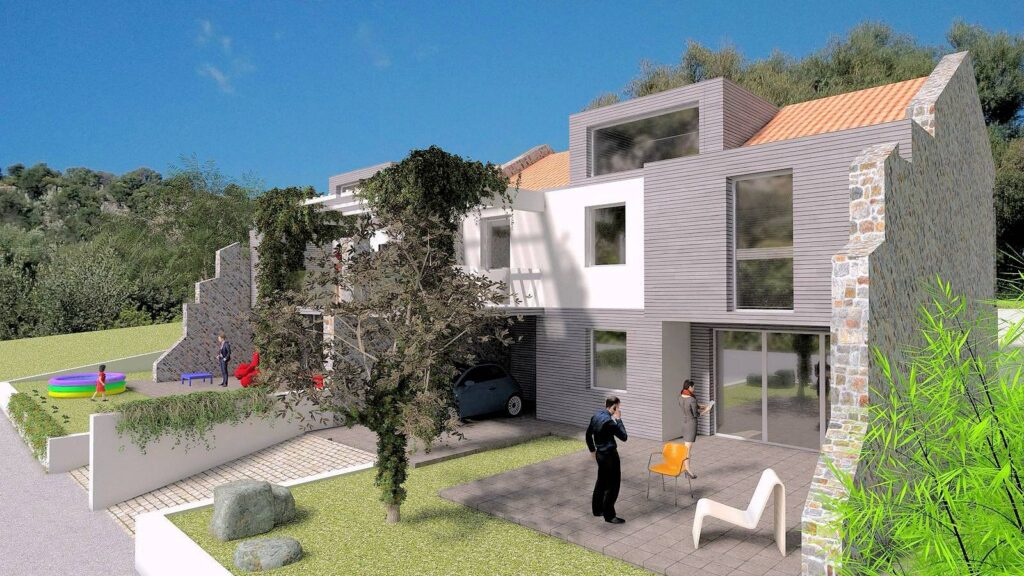 1635-Villetta terratetto in bifamiliare da realizzare-Pescia-2 Agenzia Immobiliare ASIP