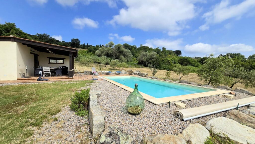 1636-Terratetto completamente ristrutturato con annesso piscina e vista panoramica-Roccastrada-6 Agenzia Immobiliare ASIP