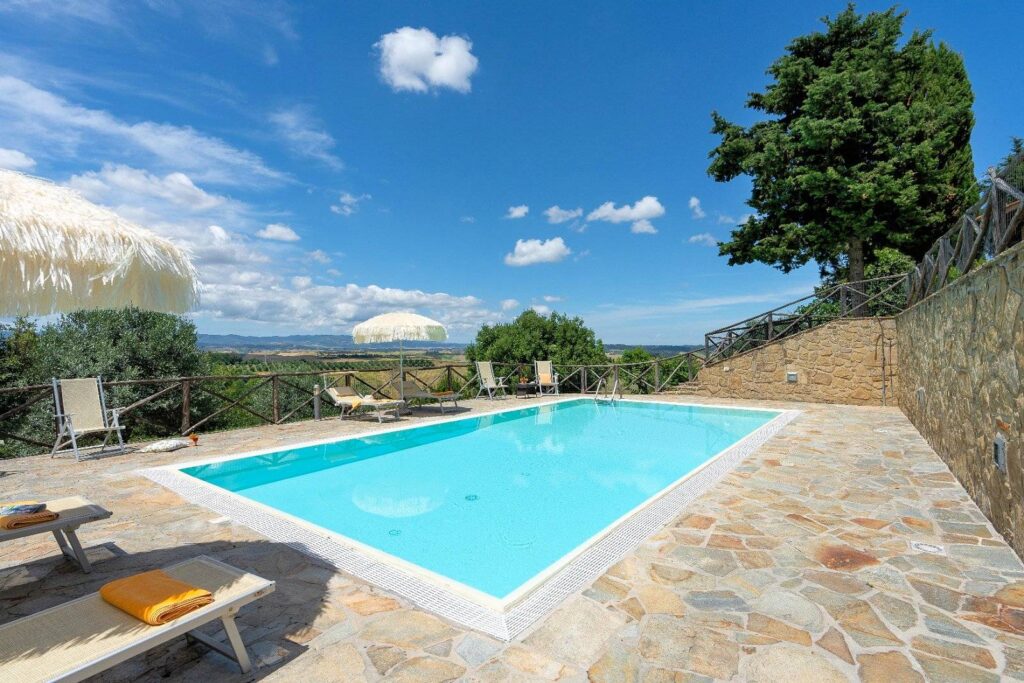 1658-Casale con dependance terreno e due piscine-Volterra-16 Agenzia Immobiliare ASIP