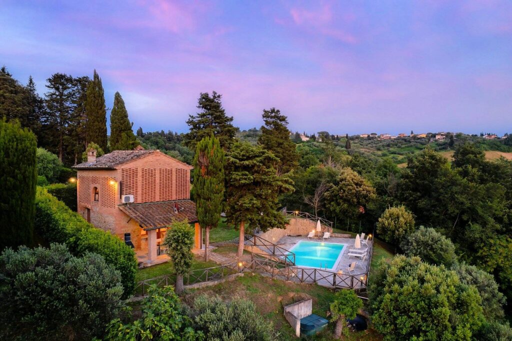 1658-Casale con dependance terreno e due piscine-Volterra-2 Agenzia Immobiliare ASIP
