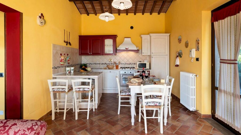 1659-Bellissimo casale in stile rustico Toscano con piscina e suggestiva vista panoramica sulla campagna Voletrrana-Volterra-12 Agenzia Immobiliare ASIP