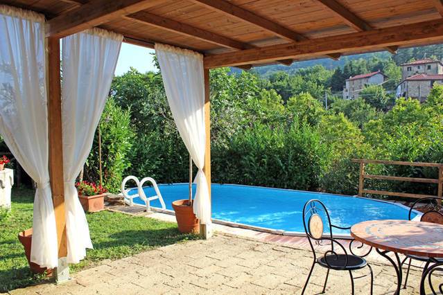 1683-Rustico in stile Toscano con ampio terreno piscina laghetto e vista panoramica-San Marcello Piteglio-2 Agenzia Immobiliare ASIP