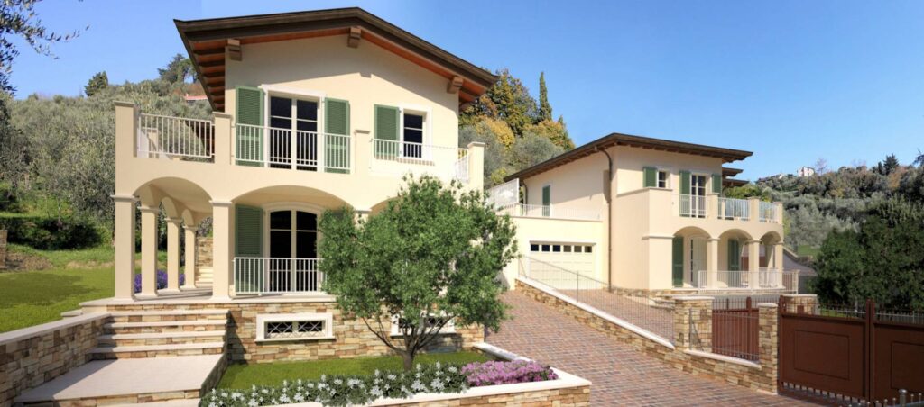832-Villini bifamiliari di nuova progettazione con parco piscina e vista mare-Massarosa-2 Agenzia Immobiliare ASIP