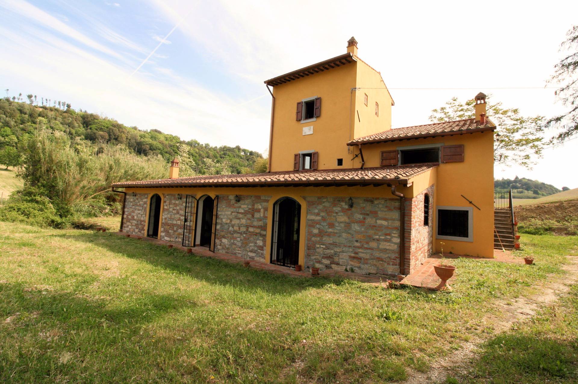 511-Casa colonica ristrutturata con parco e piscina-Casciana Terme Lari-1 Agenzia Immobiliare ASIP