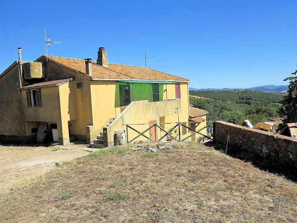 1723-Podere da ristrutturare con ampio terreno in posizione panoramica-Magliano in Toscana-5 Agenzia Immobiliare ASIP