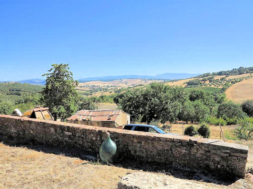 1723-Podere da ristrutturare con ampio terreno in posizione panoramica-Magliano in Toscana-10 Agenzia Immobiliare ASIP
